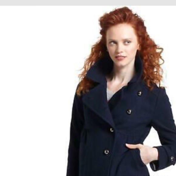 Anthropologie Navy Wool Jacket - Picture 5 of 6